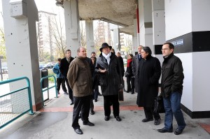 Visite avec Philippe Van de Maele dans le quartier de la Villeneuve