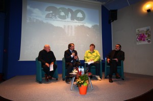 Henri Biron, Michel Destot, Eric Grasset et Armand Fayard 