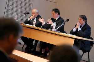 André Rossinot, Maire de Nancy, Augustin de Romanet, directeur Général de la Caisse des dépôts et Michel Destot ont ouvert ce colloque