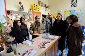 Avec Brahim Wazizi dans les locaux de l'association Kiap