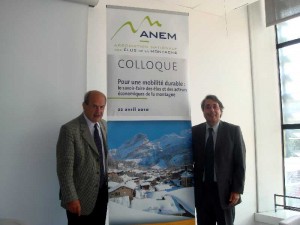 Michel Destot et Henri Nayrou, président de l'Association Nationale des Elus de Montagne 