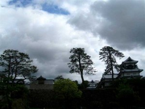 Vue du château de Kanazawa