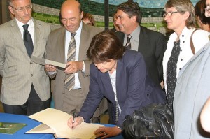 Visite de Martine Aubry en Isere