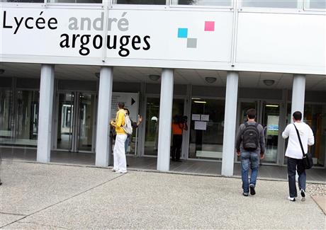 Visite de rentrée au lycée Argouges