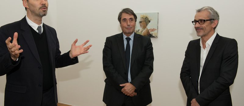 Vernissage de l’exposition de Philippe Cognée