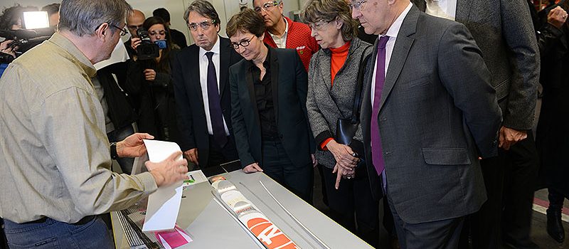 Visite ministérielle de l’entreprise Rossignol