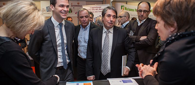 Inauguration du Salon de l’apprentissage de Grenoble