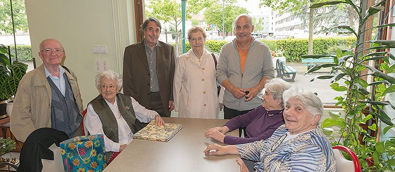 Visite de courtoisie à Ninon Vallin