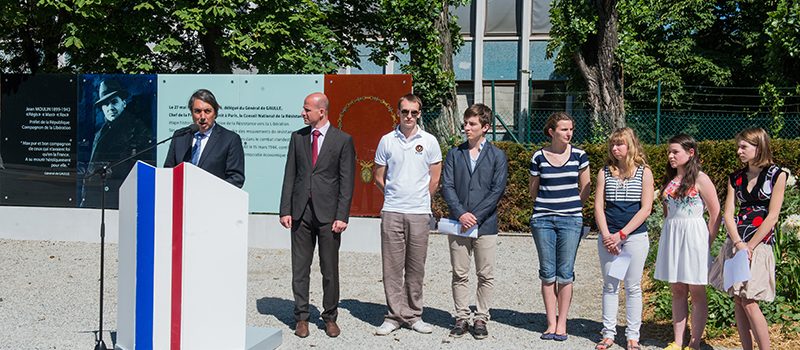 Cérémonie en hommage à Jean Moulin
