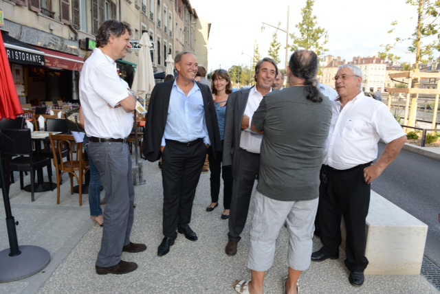 Visite des quais de l’Isère rénovés