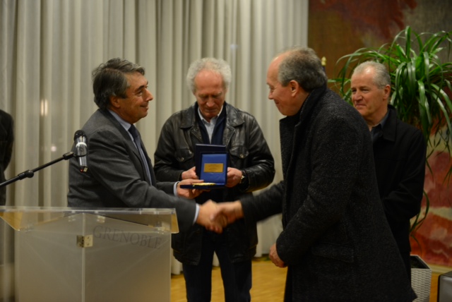 Remise de la médaille de la Ville aux frères Dardenne