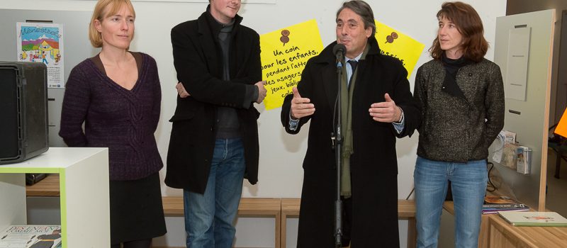 Visite du nouvel espace d’accueil de la Maison des Habitants des Baladins