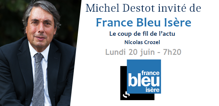 Interview sur France Bleu Isère – La primaire à gauche et la situation financière de la Ville