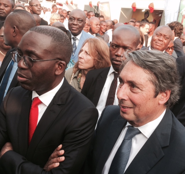 Avec Augustin Matata Ponyo, Premier Ministre de RDC