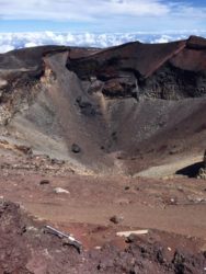 Le cratère du Fujiyama