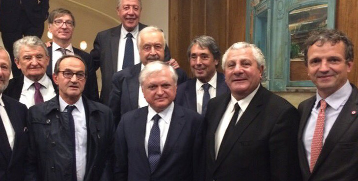 Dîner avec l’Ambassadeur d’Arménie en France et le Ministre des Affaires étrangères d’Arménie