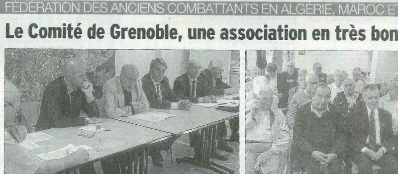 Article sur l’Assemblée générale du Comité de Grenoble de la FNACA