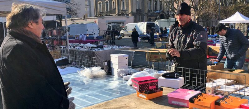 Quelques rencontres au marché et aux abords de la place Saint-Bruno