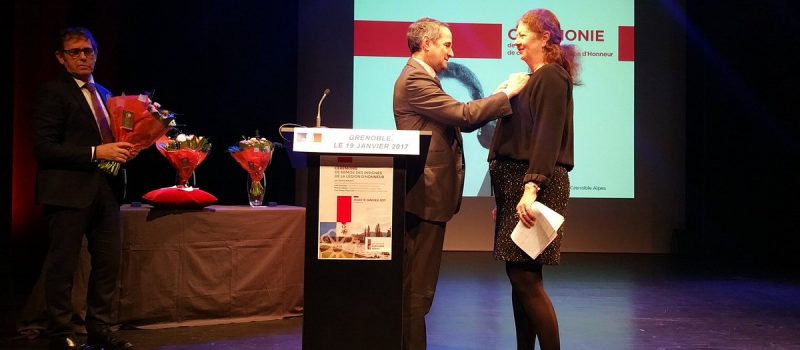 Remise de la légion d’honneur à Lise Dumasy et 50 ans de l’ILL en présence de Thierry Mandon