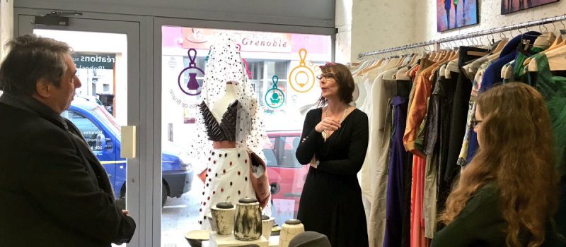 Visite de la boutique de la styliste modéliste Marianne De Windt