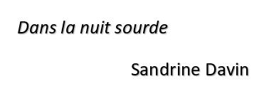 Dans la nuit sourde