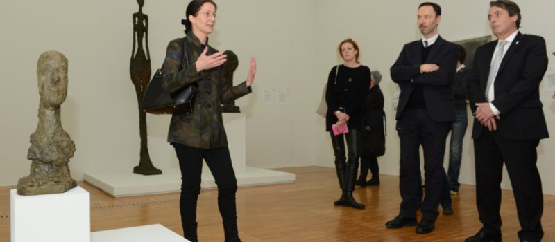 Vernissage de l’exposition Giacometti au Musée de Grenoble