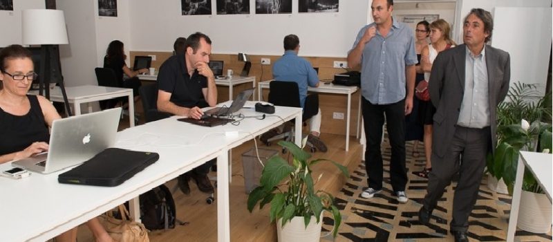 Visite de l’espace Cowork, incubateur d’innovation