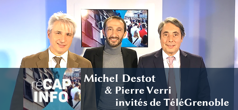 Mon interview aux côtés de Pierre Verri dans le RéCAP INFO de TéléGrenoble